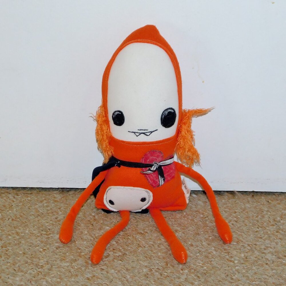Monster Lab The Wrestler and the Needle (Diane Perry) Orange Monster Plush Doll